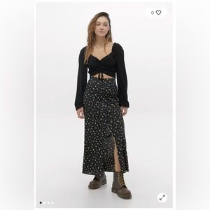 Motel ‘Rima’ floral midi skirt